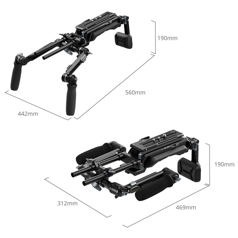 Smallrig 5199 Hawklock VCT-14 Type Shoulder Rig (SR009)-1