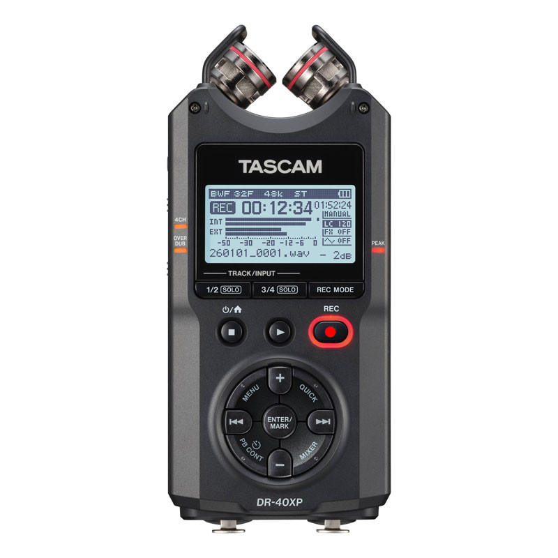 Tascam DR-40XP 4 csatornás sztereó hangrögzítő-0