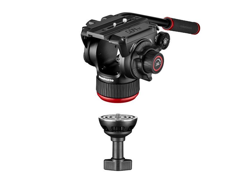 Manfrotto 5504x fluid videó fej 635 fast karbon szimpla lábú állvánnyal-1