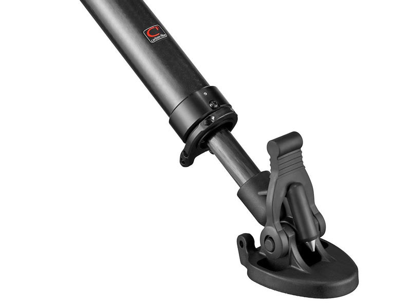 Manfrotto Nitrotech 608 fej + 635 Fast karbon állvány, szimpla láb-2