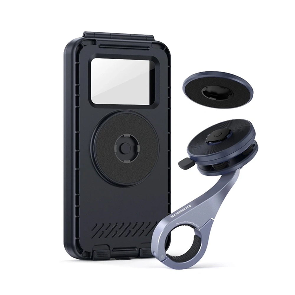 Baseus - Kerékpáros telefontartó PrimeTrip VB1 (C0013D00) - Mágneses, Alumínium Ötvözet - Fekete-2