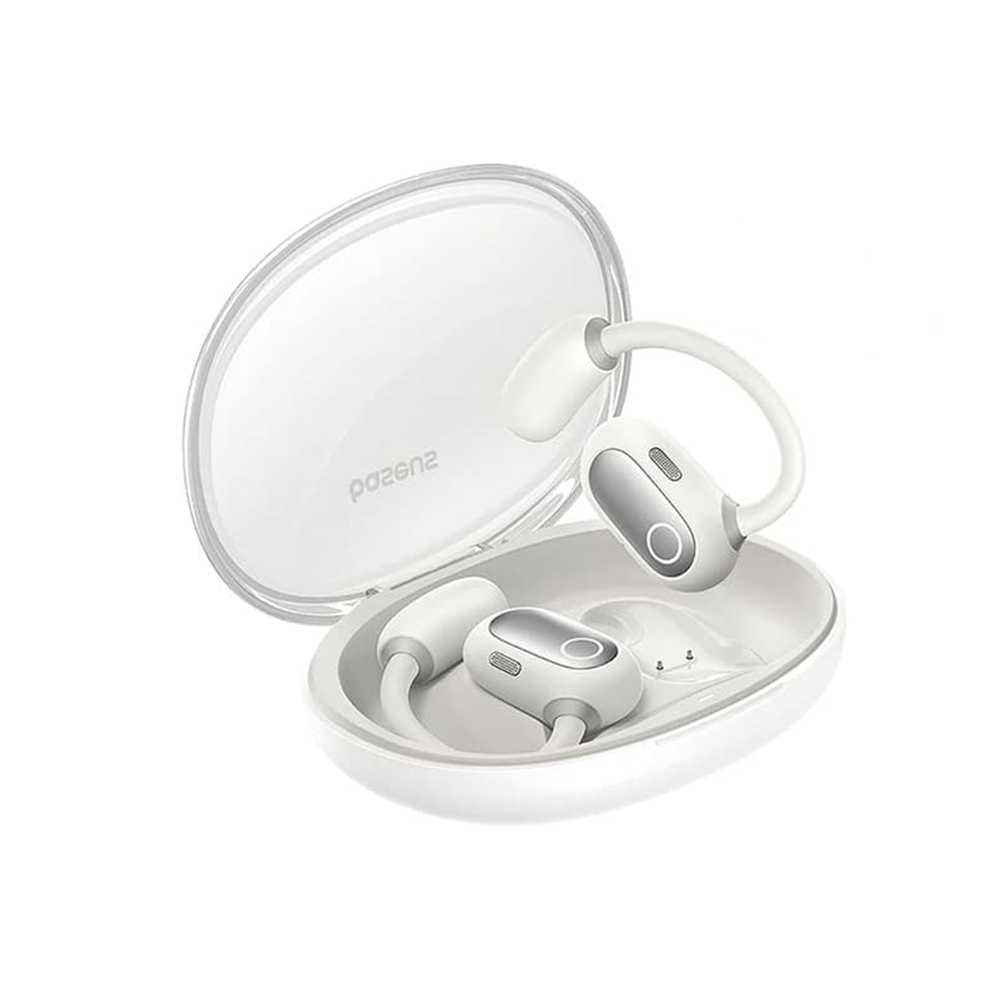 Baseus - Vezeték nélküli fülhallgató PM20A (A00064400221-00) - Nyitott fül, True Wireless, Bluetooth 5.3, 380mAh - Stellar White-0