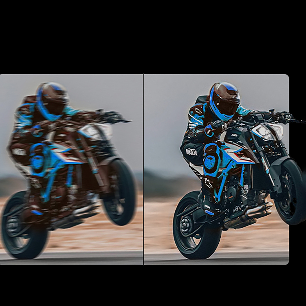 AKEEYO AKY-710S sportkamera 4K videórögzítő motorkerékpár kormányra - fekete-6