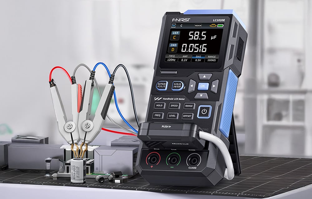 FNIRSI LC1020E nagy pontosságú kézi LCR mérőműszer-3