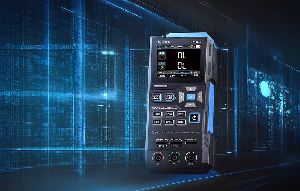 FNIRSI LC1020E nagy pontosságú kézi LCR mérőműszer-5