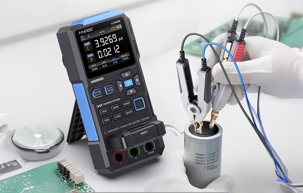 FNIRSI LC1020E nagy pontosságú kézi LCR mérőműszer-6