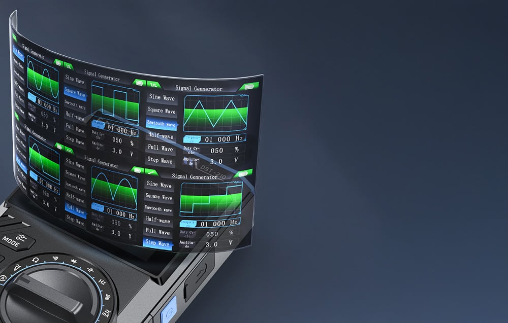 FNIRSI Handheld Digital Multimeter Oscilloscope SigGen 3 in 1 DST-210-3