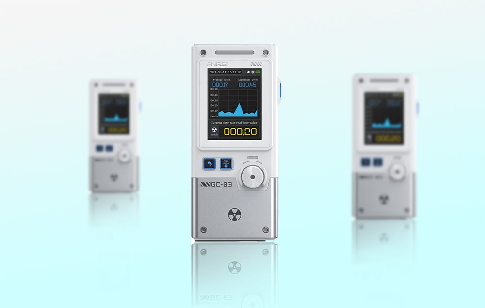 FNIRSI multifunkciós ionizáló sugárzásdetektor GC-03 fehér-9