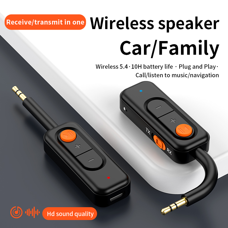 M1 AUX Bluetooth 5.4 vezeték nélküli zeneadapter 3.5mm AUX adapter-1