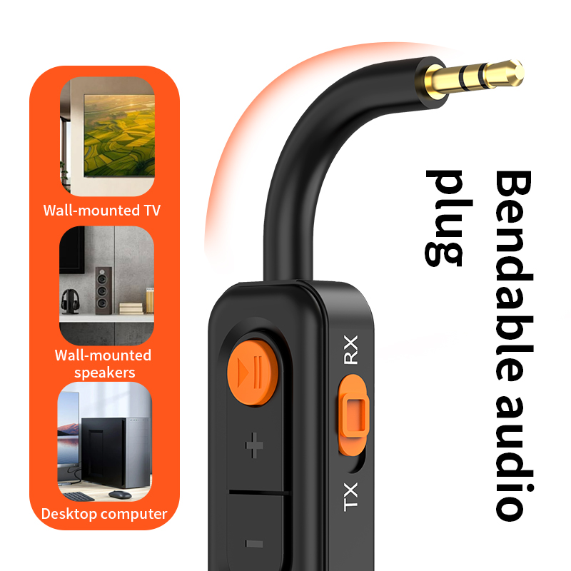 M1 AUX Bluetooth 5.4 vezeték nélküli zeneadapter 3.5mm AUX adapter-7