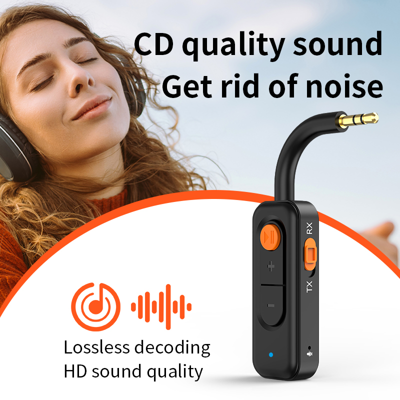 M1 AUX Bluetooth 5.4 vezeték nélküli zeneadapter 3.5mm AUX adapter-8