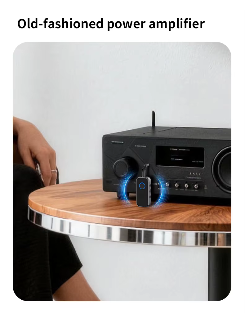 M2 2 az 1-ben Bluetooth 6.0 audio adapter vevő és adó autóhoz, TV-hez és fejhallgatóhoz-10