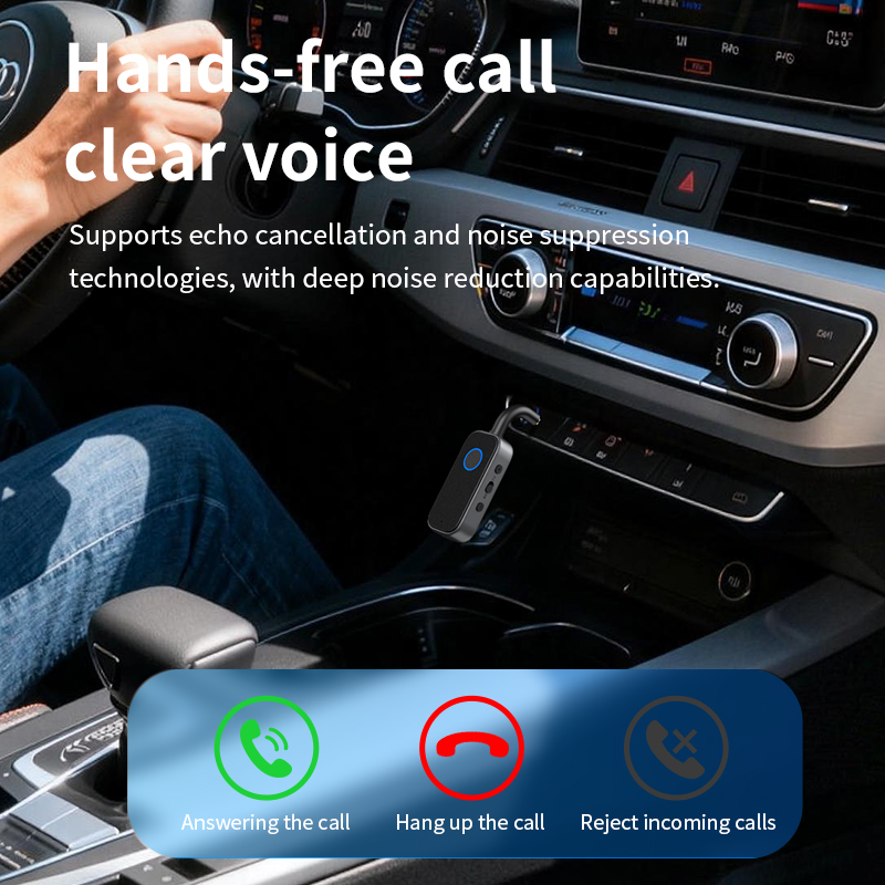 M2 2 az 1-ben Bluetooth 6.0 audio adapter vevő és adó autóhoz, TV-hez és fejhallgatóhoz-1