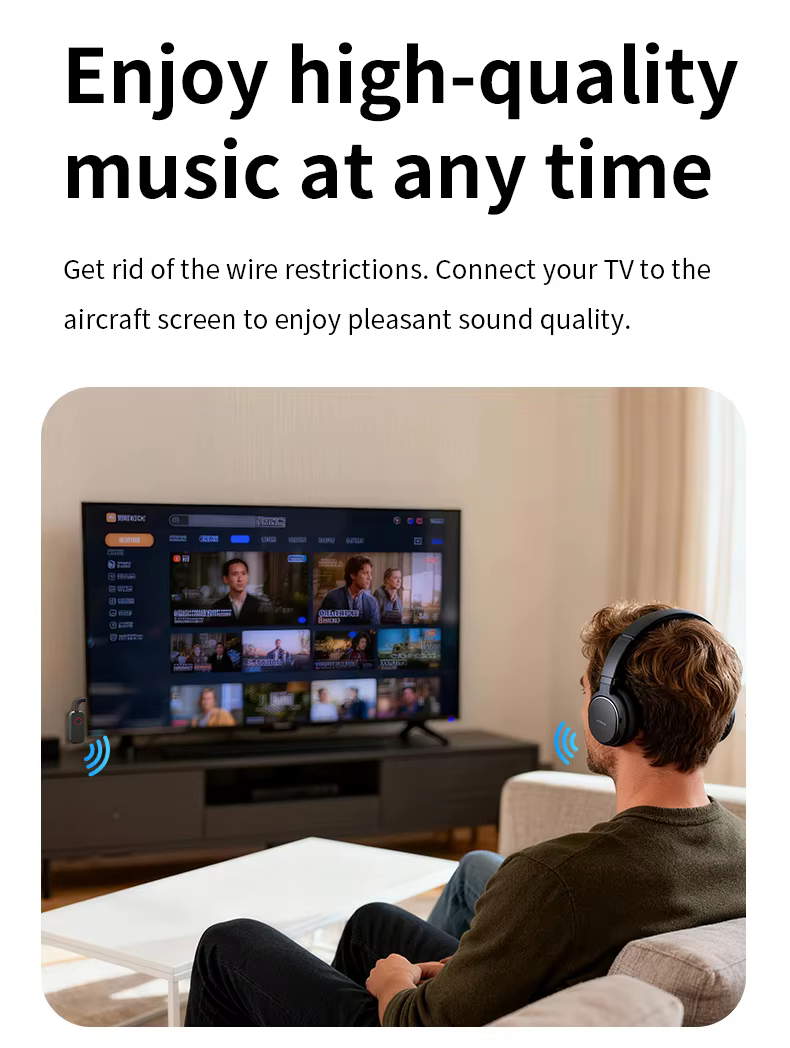 M2 2 az 1-ben Bluetooth 6.0 audio adapter vevő és adó autóhoz, TV-hez és fejhallgatóhoz-6