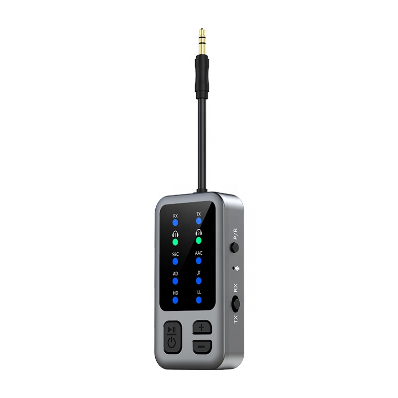 M3 Bluetooth 5.4 AUX transmitter autóhoz, TV-hez és vezeték nélküli fejhallgatóhoz-0