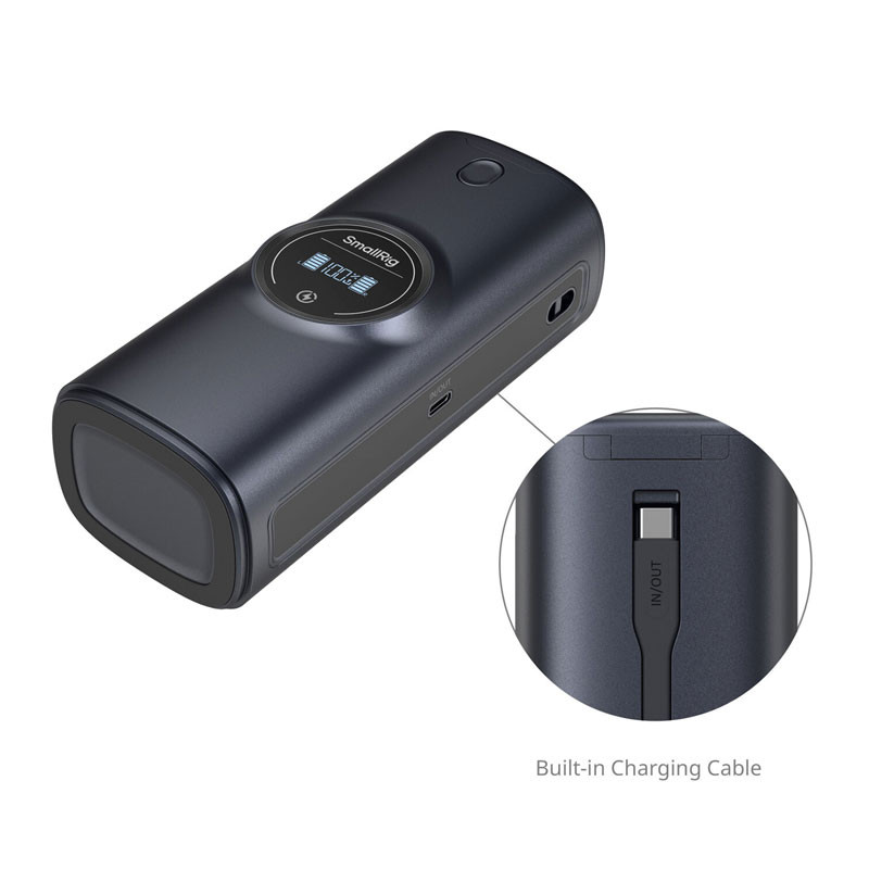 Smallrig 5109 Power Bank Charger Case Kit for Sony NP-FZ100 Camera Batteries-3