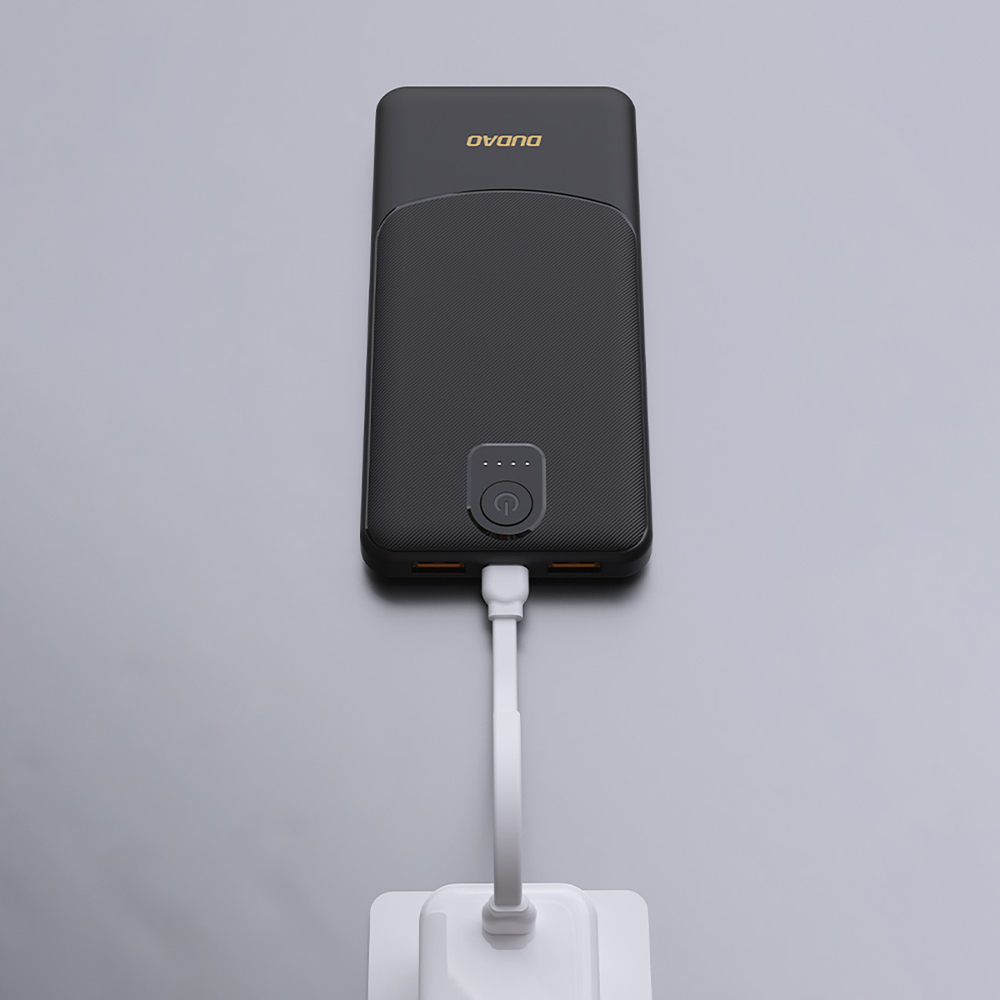 Dudao K10Pro külső akkumulátor 2,4 A 20000 mAh 2 x USB-A - fekete-1