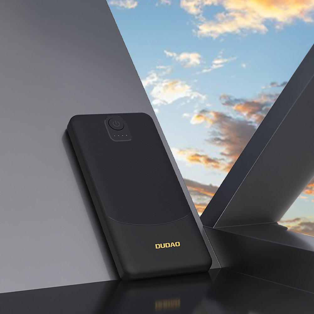 Dudao K10Pro külső akkumulátor 2,4 A 20000 mAh 2 x USB-A - fekete-2