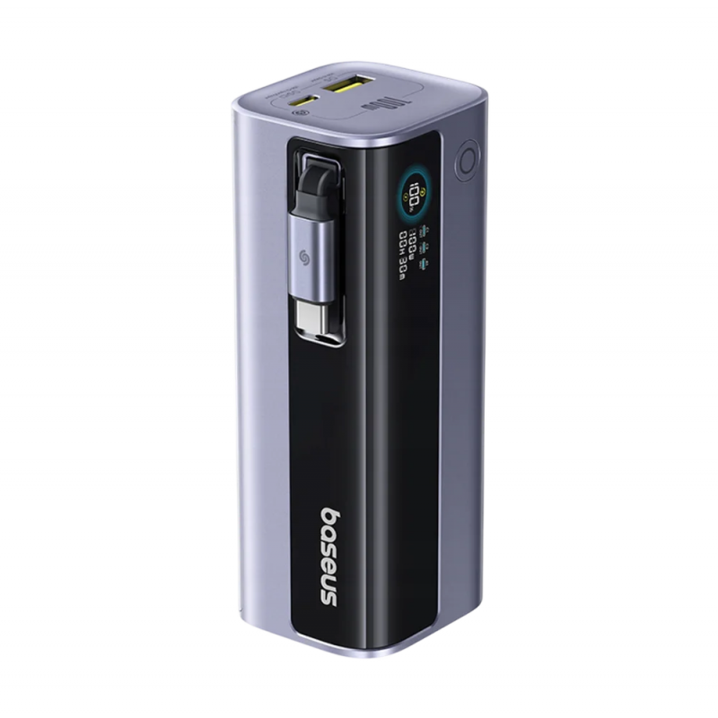 Baseus EnerGeek GR11 powerbank, 10000mAh, 100W, QC + PD, Szürke E0027A01-1