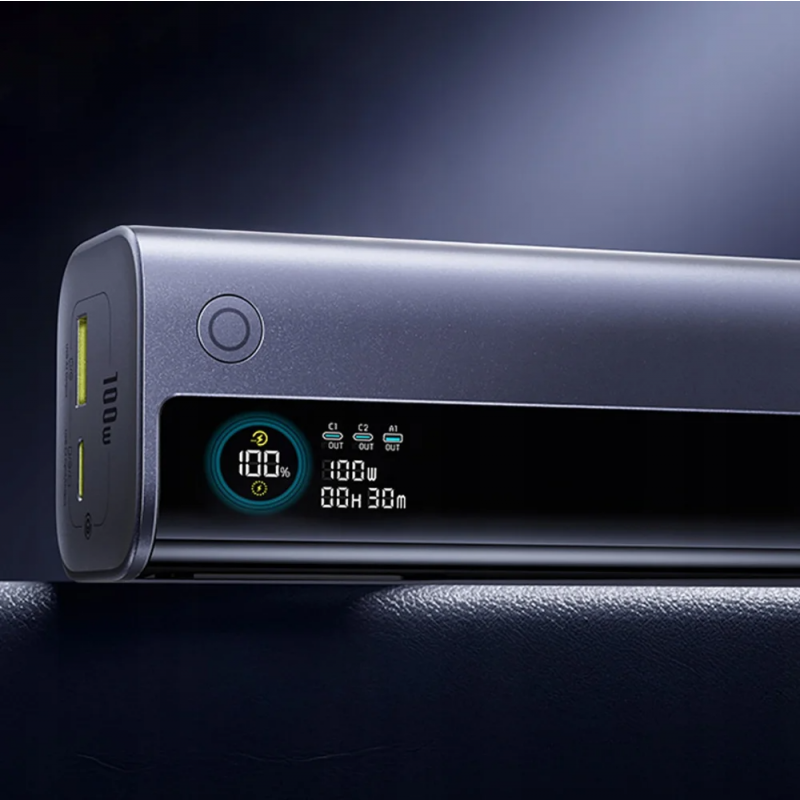 Baseus EnerGeek GR11 powerbank, 10000mAh, 100W, QC + PD, Szürke E0027A01-4