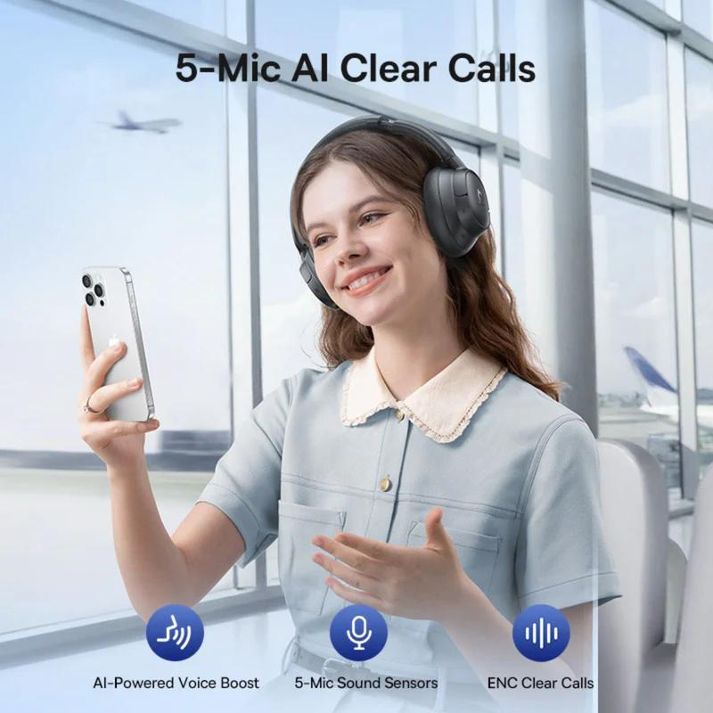 Handsfree Bluetooth MultiPoint Baseus Bass BH1 NC, Fekete A0203703-5