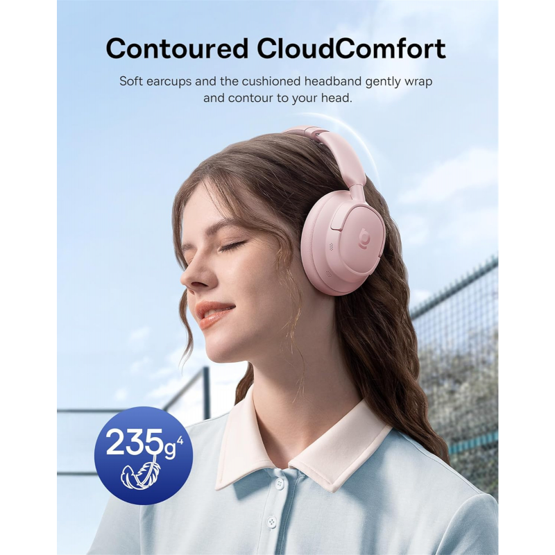 Handsfree Bluetooth MultiPoint Baseus Bass BH1 NC, Pink A0203704-5
