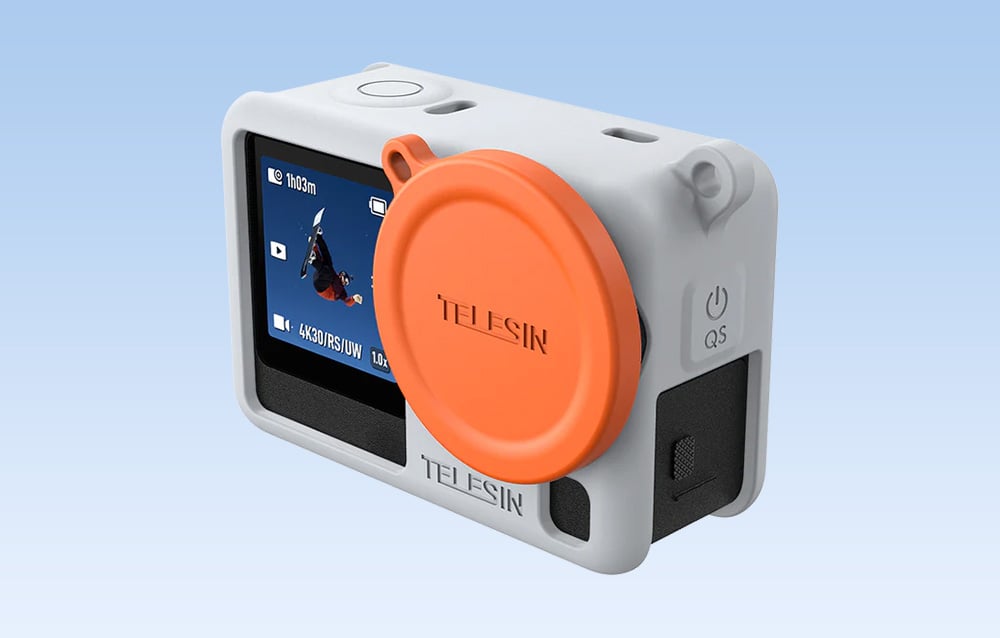 Telesin Szilikon védőtok DJI Osmo Action 6 készülékhez (Szürke)-1