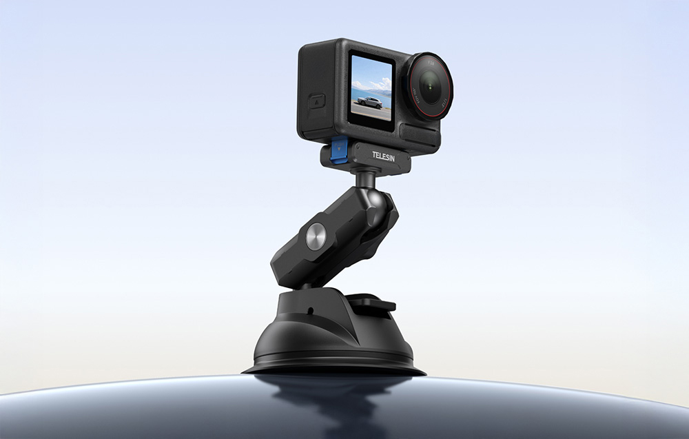 Telesin tapadókorongos tartó DJI Osmo Action 3/4/5 Pro-hoz-11