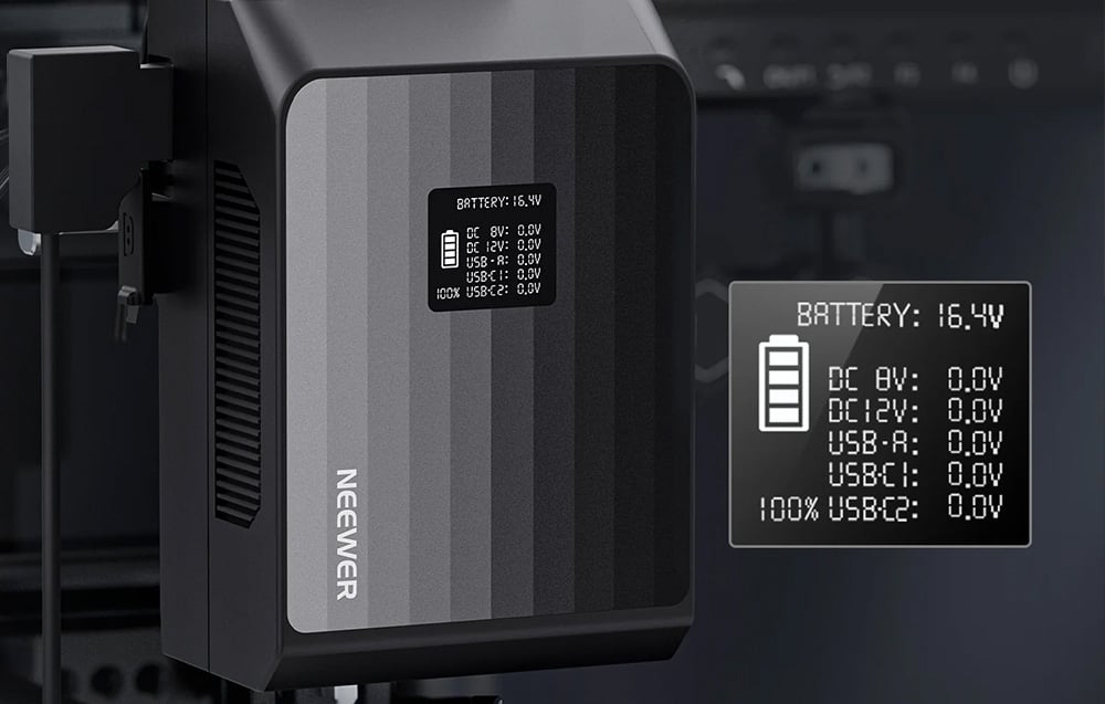 NEEWER Akkumulátor 6800 mAh, 14.5 V, 99 Wh-4