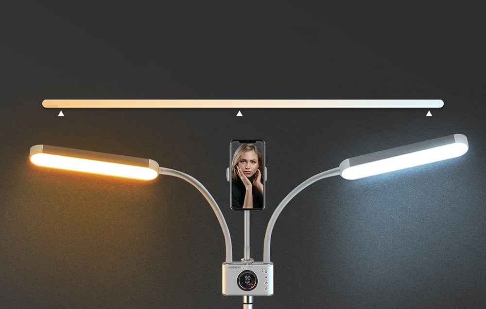 Neewer BH40B DUO KAROS LED TÖLTŐ LÁMPA-2