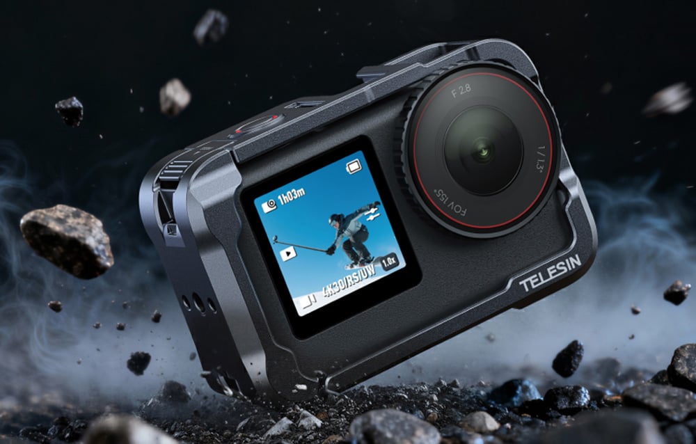 Telesin Fém Védőtok DJI Osmo Action 6-hoz tok-3