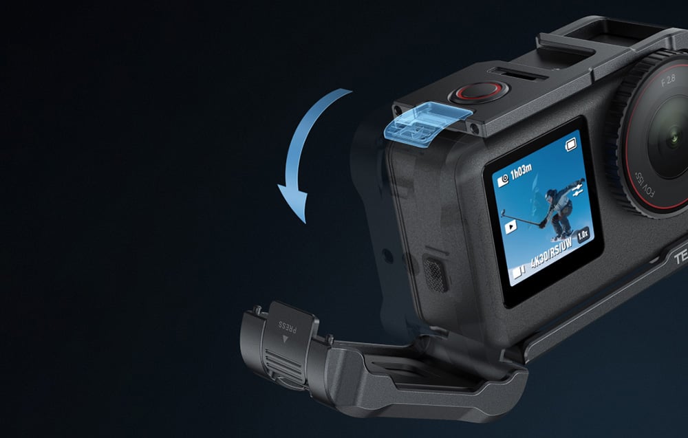 Telesin Fém Védőtok DJI Osmo Action 6-hoz tok-1