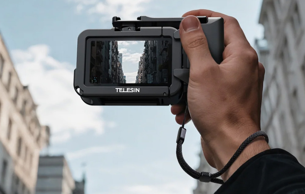 Telesin védőtáska fogantyúval DJI Osmo Action 3/4/5 tok-1