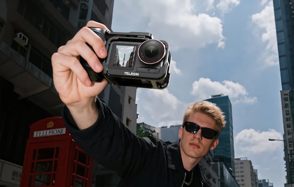Telesin védőtáska fogantyúval DJI Osmo Action 3/4/5 tok-2