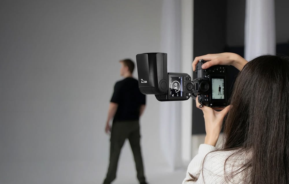 NEEWER Z2PRO-S TTL kerek fej vakufény Sony fényképezőgépekhez-6