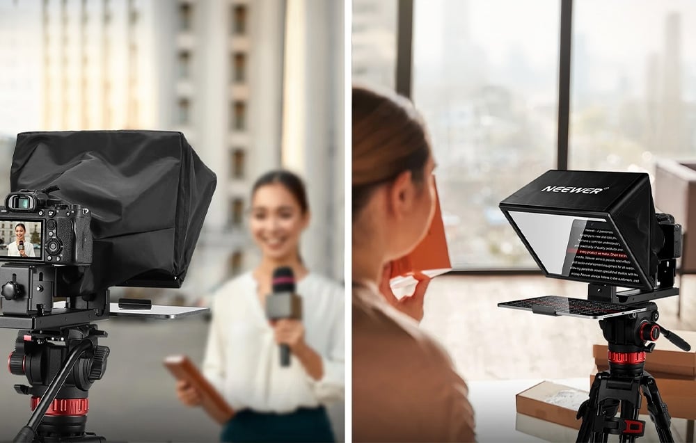 NEEWER BASICS X12B TELEPROMPTER Alumínium 12