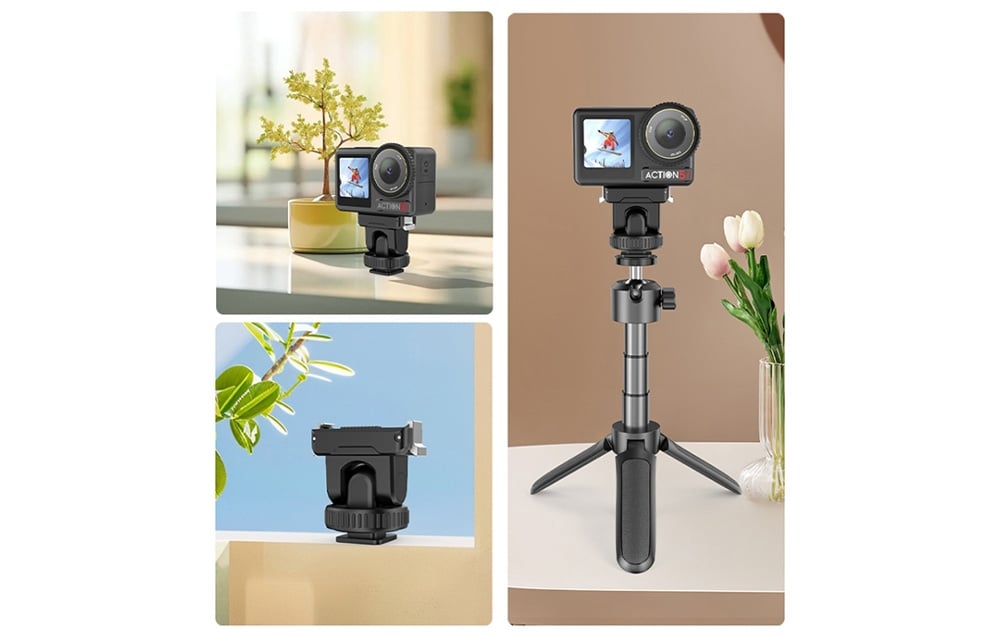 PULUZ gimbal DJI Osmo Action 5 Pro / 4 / 3-hoz (fekete)-6