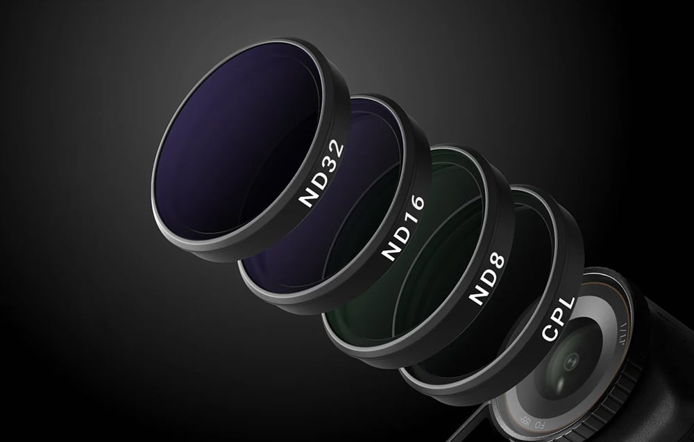 Telesin CPL/ND8/ND16/ND32 szűrőkészlet DJI Osmo Action 6-hoz (4 db)-4