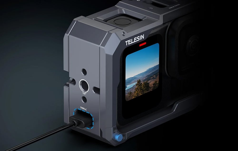 Telesin fém tok GoPro Hero 13-hoz tok-3