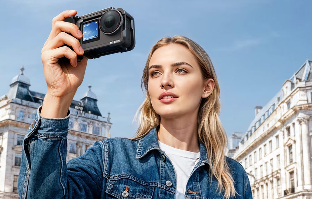 Telesin védőtáska fogantyúval DJI Osmo Action 6-hoz-6