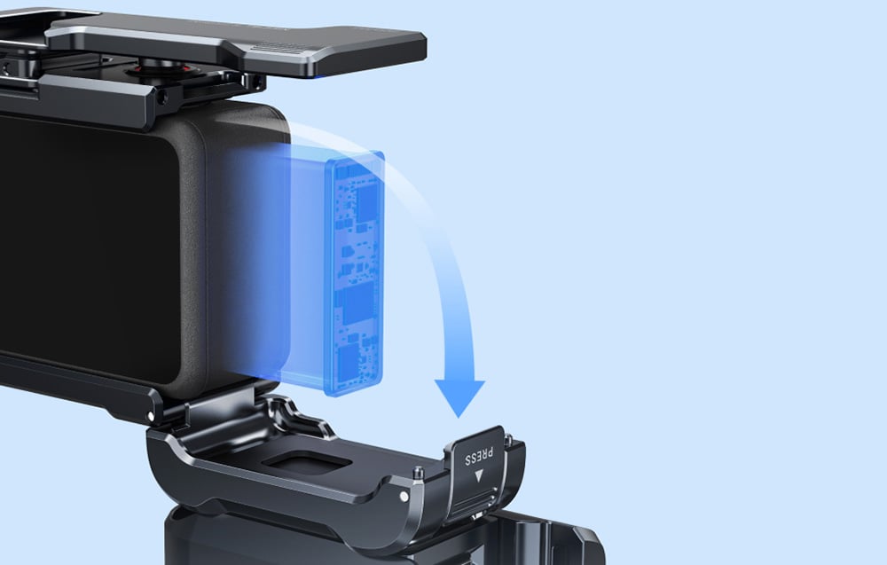 Telesin védőtáska fogantyúval DJI Osmo Action 6-hoz-12