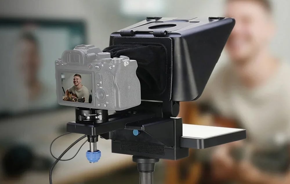 NEEWER X11 TELEPROMPTER BEÉPÍTETT TM8 MONITORRAL-4