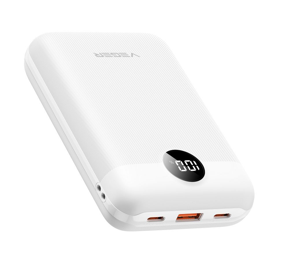 Veger S20 (W2081) PD QC3.0 2A 22,5W 20000 mAh fehér Powerbank-1