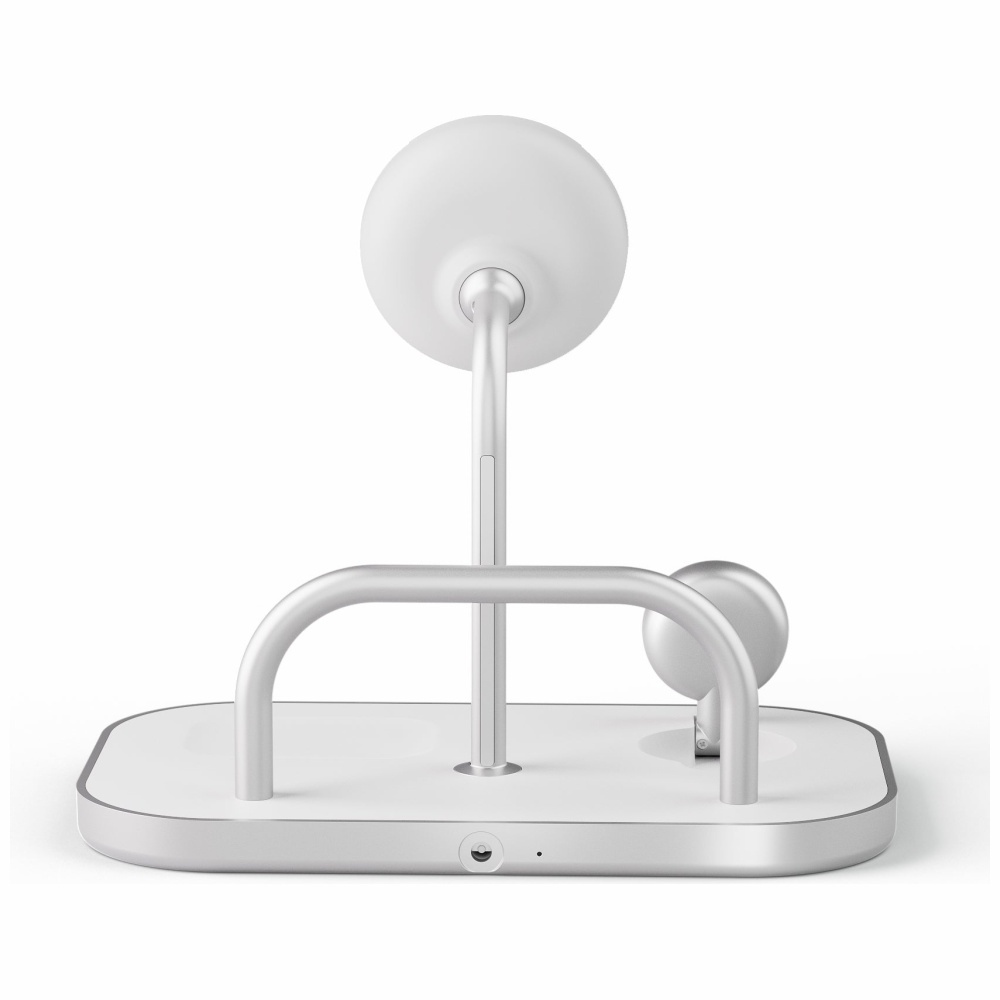 Zens 4 az 1-ben Qi 2.0 60 W USB-C mágneses indukciós töltő ezüst-1