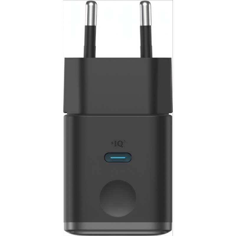 Fali Töltő Anker Nano Töltő Kijelzővel, 45W, 3A, 1 x USB-C, Fekete A121DG11-1