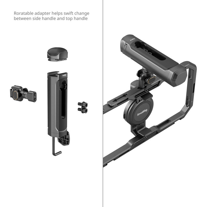 Smallrig 4704 All-in-One okostelefonos videós szett mikrofonnal és LED világítással-2