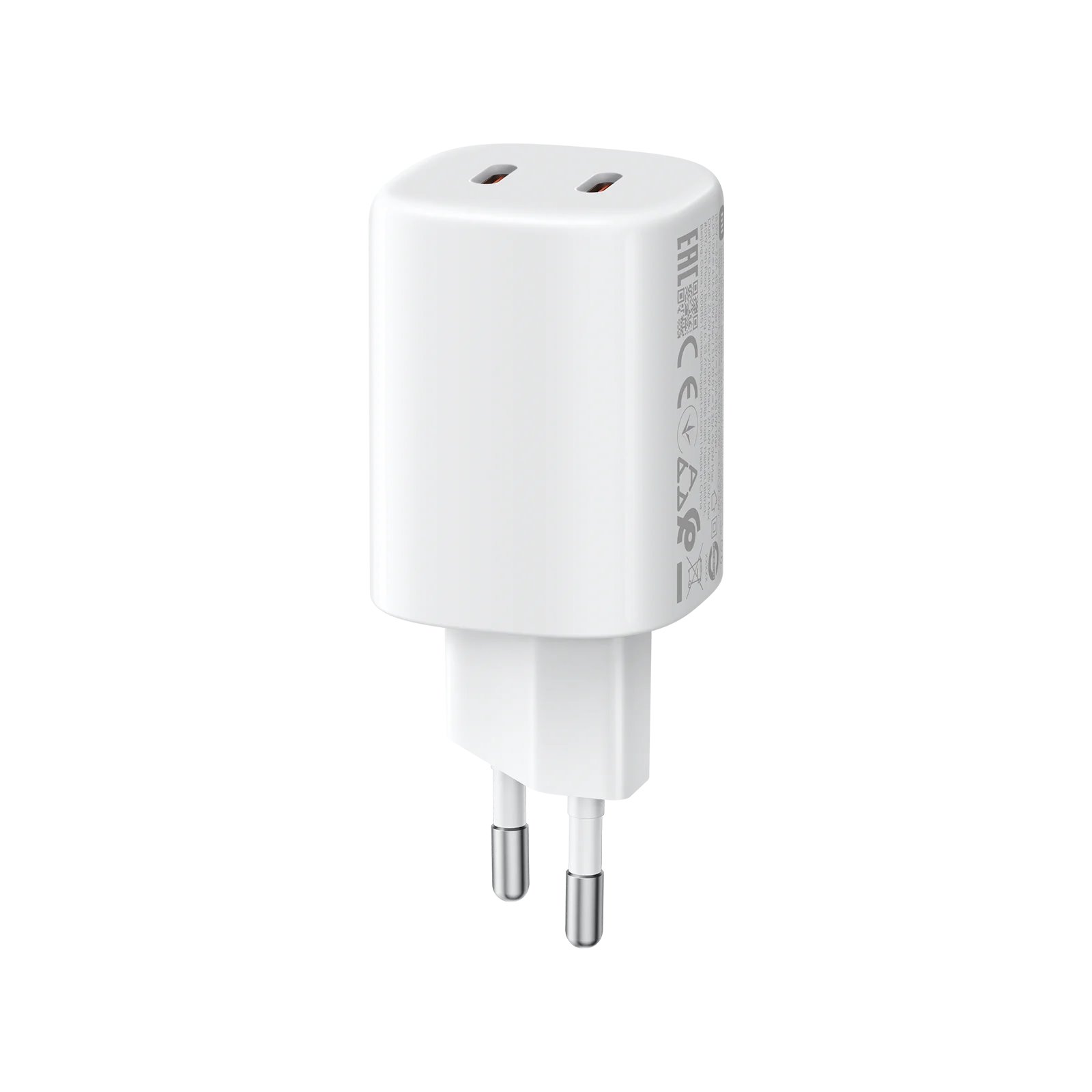 Xiaomi MDY-19-EG 2xUSB-C 45W Nano Turbo hálózati töltő adapter Fehér-1