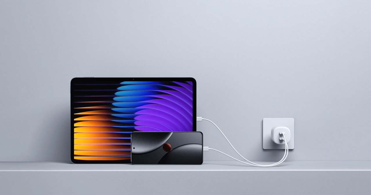 Xiaomi MDY-19-EG 2xUSB-C 45W Nano Turbo hálózati töltő adapter Fehér-2