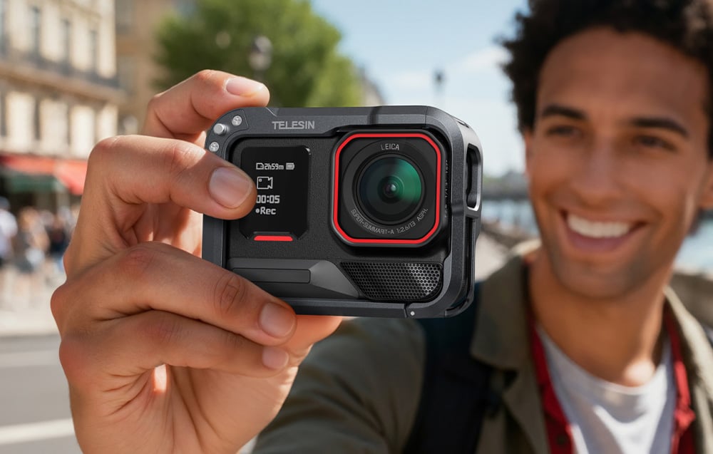 Telesin alumínium védőtok Insta360 Ace Pro / Ace Pro 2 készülékhez tok-3