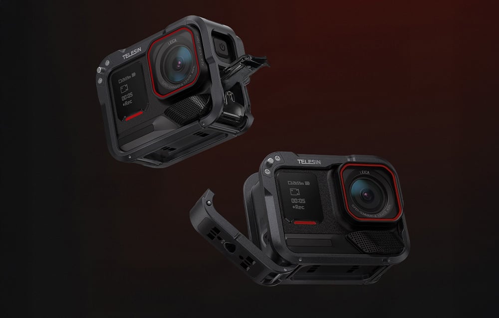 Telesin alumínium védőtok Insta360 Ace Pro / Ace Pro 2 készülékhez tok-1